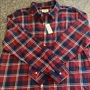 Brooks Brothers Red and Blue Casual Button Down Shirt